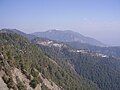 Mushkpuri mountain and the Nathia Gali in Ayubia National Park