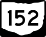 State Route 152 marker