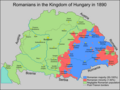 Romanians in Hungary (1890)