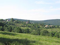 Scattered buildings typical for Žítková