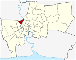 Khet location in Bangkok