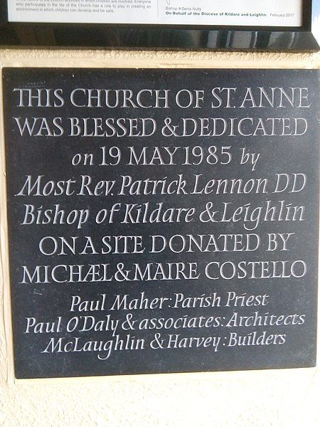 File:Ardclough church plaque.jpg