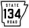 State Road 134 marker