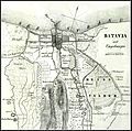 Image 34Map of Batavia in 1840. Multiple villas started to appear to the south of the old Batavia. (from Colonial architecture in Jakarta)