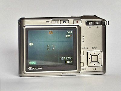 Casio EX-S600 back