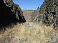 Large rock cut the Great Northern Railway crews had to make in 1909. 2007 photo