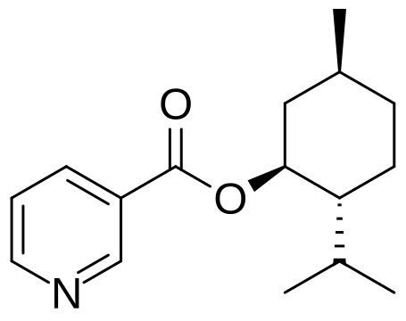 File:Menthyl nicotinate-molecule.svg