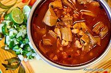 Mexican Menudo rojo (Red menudo)