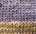 Stockinette stitch front