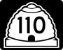 State Route 110 marker