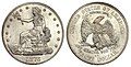 The Trade dollar was authorized by the Coinage Act of 1873