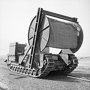 Churchill AVRE with a "bobbin"