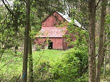 rustic old red barn