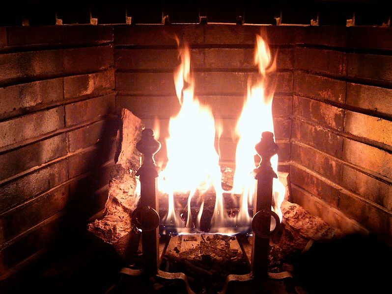 File:Fireplace Burning.jpg