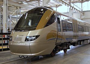 Gautrain inside the Midrand depot, in December 2009