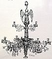 Gothic chandelier from Dortmund, Germany