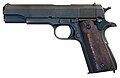 The M1911, an early semi-automatic pistol