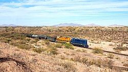 Freight near St. David, November 2020