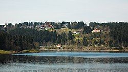 Schulenberg seen from the Oker Dam