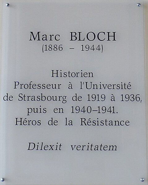 File:Strasbourg-Plaque Marc Bloch.jpg