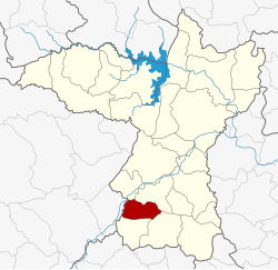 District location in Khon Kaen province