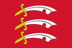 Flag of Essex, England (seax)