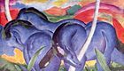 Franz Marc, The Large Blue Horses, 1911.