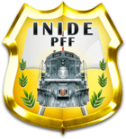 INIDE PFF emblem, the institute currently responsible for the Brazilian Federal Railroad Police