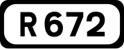 R672 road shield}}