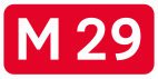 Highway M29 shield}}