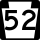 PA Route 52 Alternate Truck marker