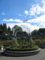 The Rose Garden monument.