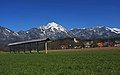 Tenetiše with Mount Storžič in the background