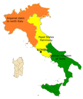 map of 12th-century Italy