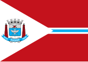 Flag of Suzano, São Paulo, Brazil.