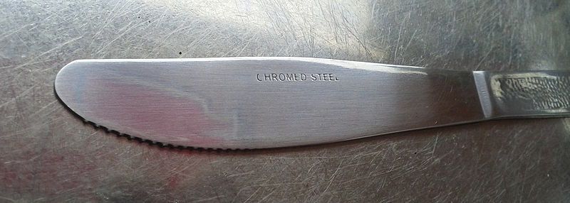 File:Chromed steel knife.jpg