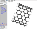 CoNTub v1.0 - 3D viewer panel (cutback and ball&stick modes).