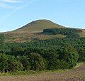 Falkland Hill, also known as one of the Paps of Fife. "Pap" is a term for a human breast, the word also applied to hills resembling them.