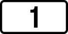 Route 1 shield}}