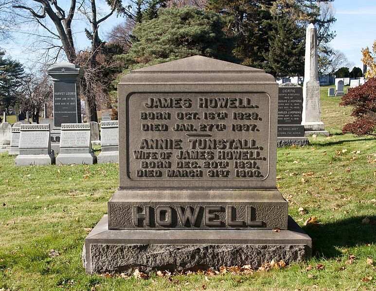 File:James Howell grave.jpg