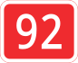 National Road 92 shield}}