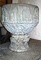 Font in Halla church, Gotland