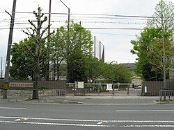 Picture of Front Gate of Sagano High School