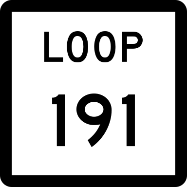 File:Texas Loop 191.svg