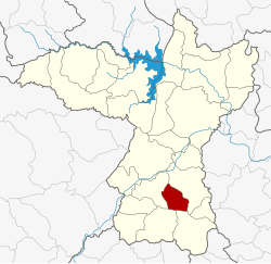 District location in Khon Kaen province