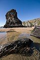 Image 9Low tide at Bedruthan Steps (from Geography of Cornwall)