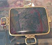 Bloodstone amulet worn by Brigham Young