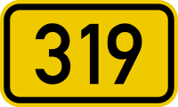 File:Bundesstraße 319 number.svg