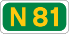 N81 road shield}}