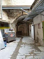 A remain of the wall of Jaffa near the Flea Market